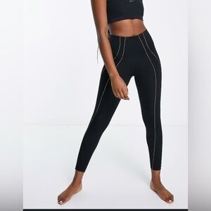 Nike Yoga Dri-FIT 7/8 Metallic Trim Leggings Nike
